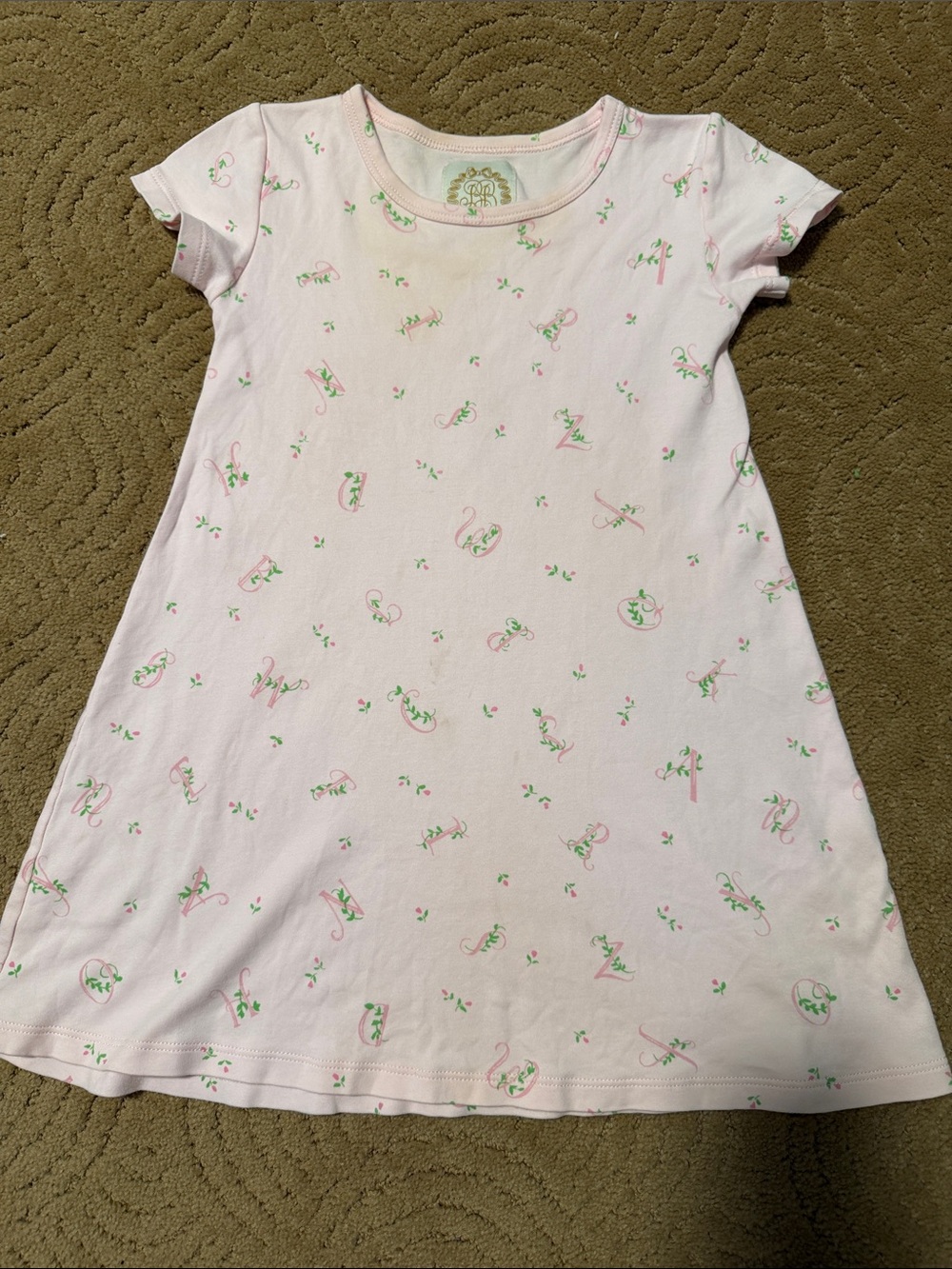 The Beaufort Bonnet Company Pink Short-Sleeve Polly Play Dress